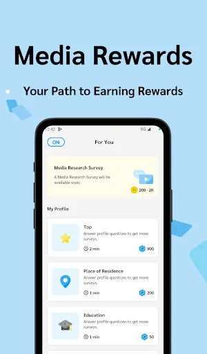 Скриншот 1 — Media Rewards: Survey Rewards