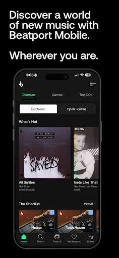Скриншот 1 — Beatport: Music for DJs App