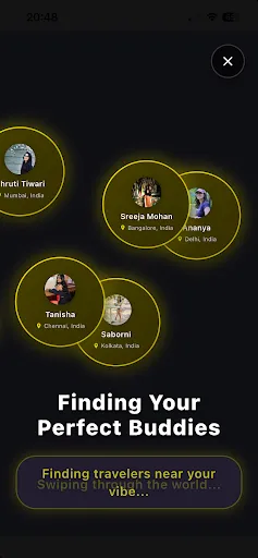 Скриншот 1 — Travel Buddy: Find, Chat, Book