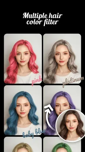 Скриншот 2 — Prookie: Hair Style Face Shape