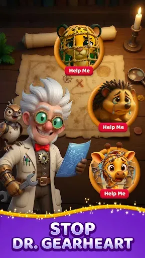 Скриншот 3 — Animal Crush: Match‑3 Rescue
