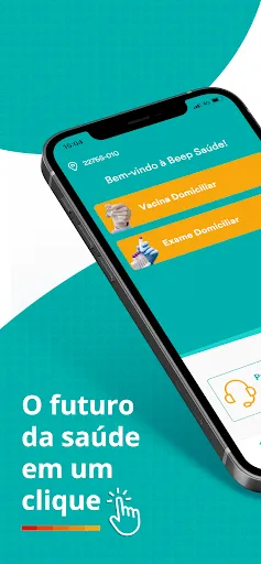 Скриншот 1 — Beep Saúde: Exames e Vacinas