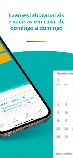Скриншот 2 — Beep Saúde: Exames e Vacinas