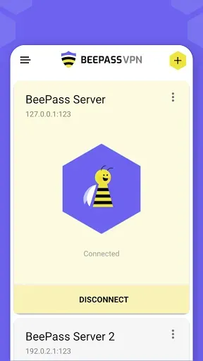 Скриншот 2 — BeePass VPN: Easy & Secure