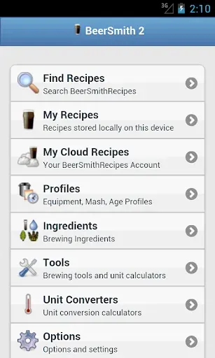 Скриншот 1 — BeerSmith 3 Mobile Homebrewing