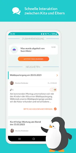 Скриншот 1 — CARE Kita App