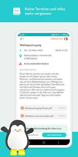 Скриншот 2 — CARE Kita App