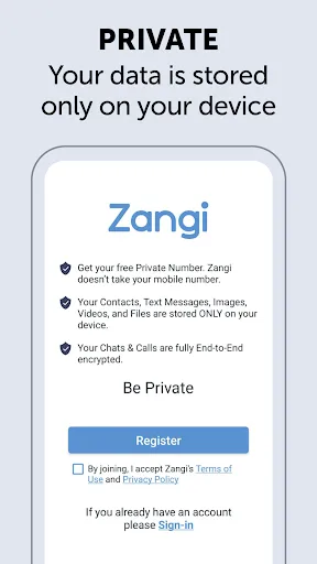 Скриншот 7 — Zangi Messenger