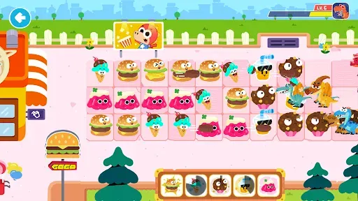 Скриншот 4 — Gogo Food vs Dinos - Kids Game