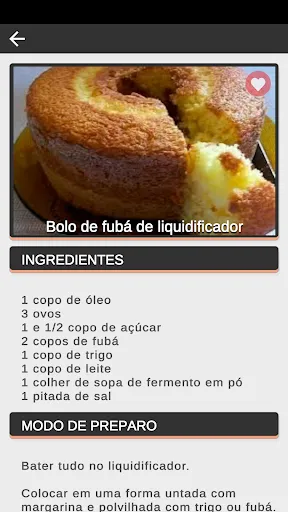 Скриншот 7 — Receitas de Bolos Caseiros