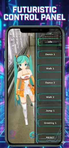 Скриншот 3 — Мику - Виртуальный Vocaloid AR