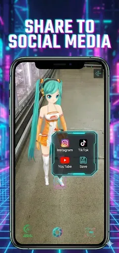 Скриншот 4 — Мику - Виртуальный Vocaloid AR