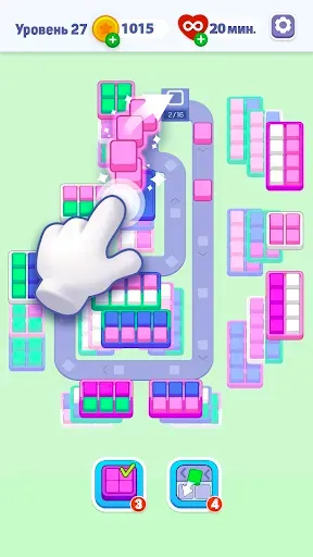 Скриншот 1 — Color Cube Match: Сортировка