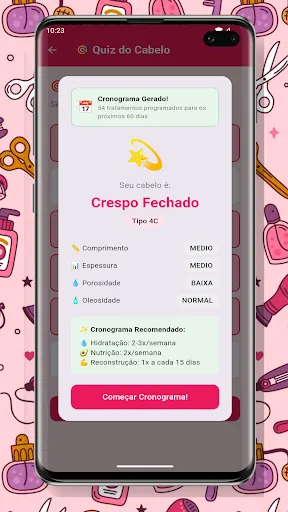 Скриншот 8 — Cronograma Capilar Pro