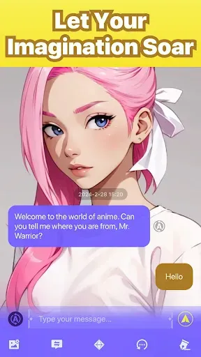 Скриншот 3 — Bella: Anime Characters Chat