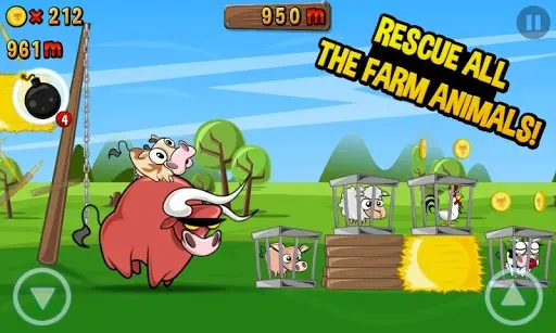 Скриншот 5 — Беги Корова Беги (Run Cow Run)