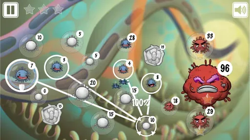 Скриншот 8 — NanoWar: Cells VS Virus