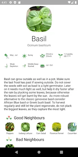 Скриншот 1 — Veggie Garden Planner
