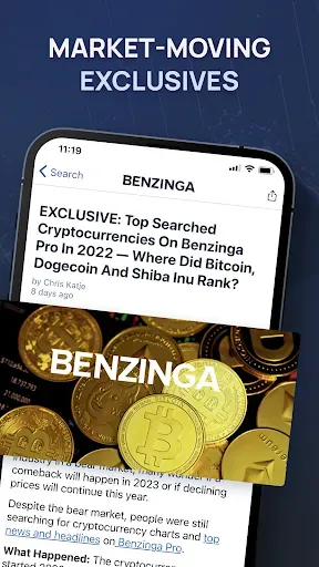 Скриншот 1 — Benzinga Financial News & Data