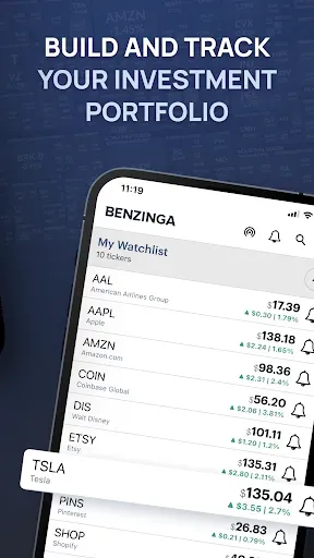 Скриншот 5 — Benzinga Financial News & Data