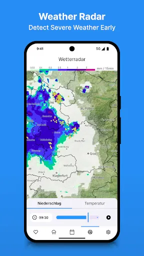 Скриншот 3 — bergfex: Weather & Rain Radar