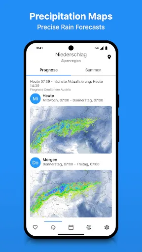 Скриншот 6 — bergfex: Weather & Rain Radar