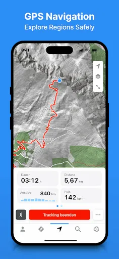 Скриншот 2 — bergfex: Hiking & Tracking
