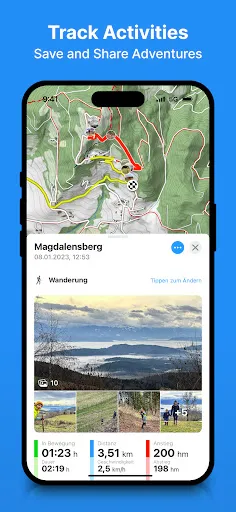 Скриншот 5 — bergfex: Hiking & Tracking