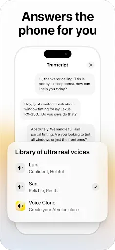 Скриншот 2 — Beside - AI Phone Assistant