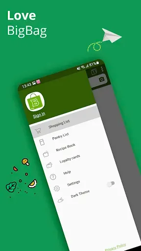 Скриншот 1 — Shopping List: BigBag Pro