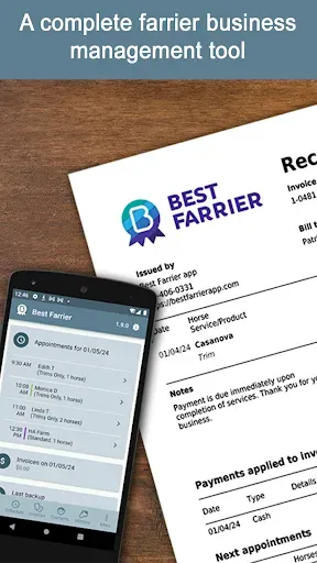Скриншот 1 — Best Farrier - a farrier app