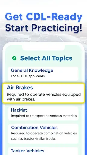 Скриншот 2 — CDL Prep Practice Test 2026