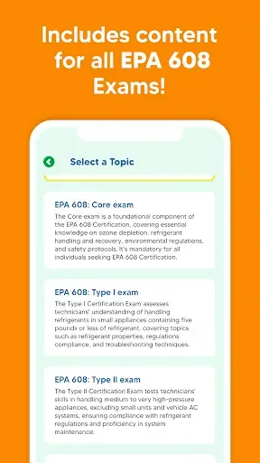 Скриншот 7 — EPA 608 Exam Prep & HVAC Test
