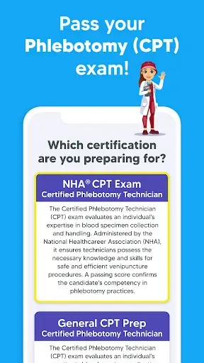 Скриншот 1 — Phlebotomy NHA CPT Exam Prep