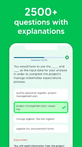 Скриншот 2 — PMI PMP Exam Prep Test 2025
