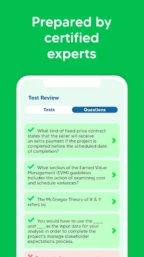Скриншот 6 — PMI PMP Exam Prep Test 2025
