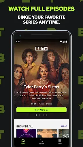 Скриншот 1 — BET NOW - Watch Shows