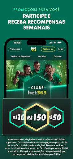 Скриншот 3 — bet365 - Apostas Esportivas