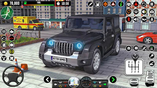 Скриншот 1 — City Driving School Car Games