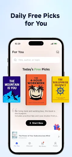Скриншот 2 — LeapAhead - Daily Book Cast