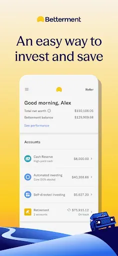 Скриншот 1 — Betterment Invest & Save Money