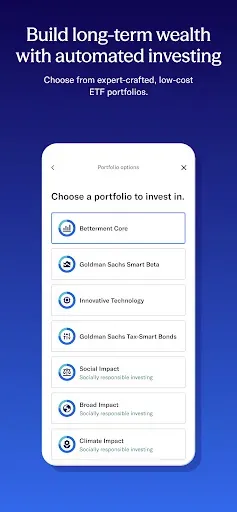 Скриншот 5 — Betterment Invest & Save Money