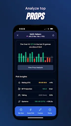 Скриншот 2 — BettingPros: Sports Betting
