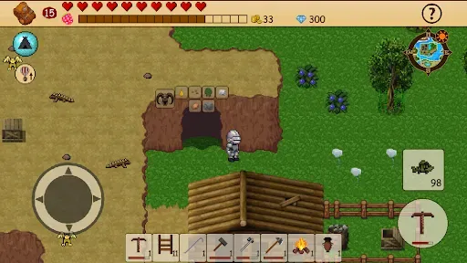 Скриншот 1 — Survival RPG: Открытый Мир 2D