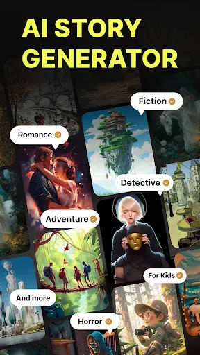 Скриншот 1 — AI Story Generator Novel Maker