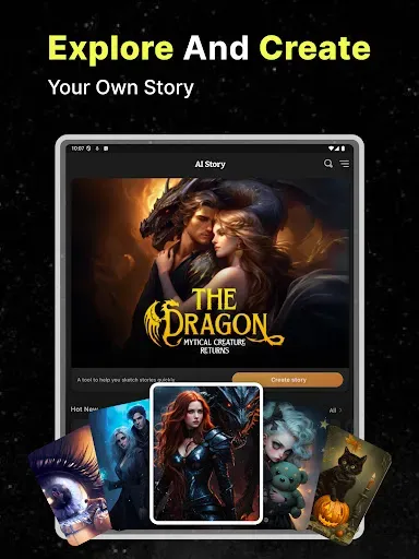 Скриншот 8 — AI Story Generator Novel Maker