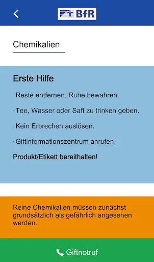 Скриншот 3 — Vergiftungsunfälle bei Kindern