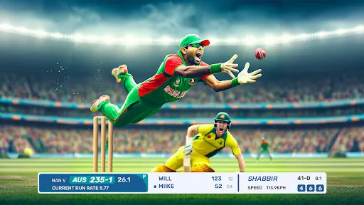 Скриншот 4 — Real World: Cricket Games 3D