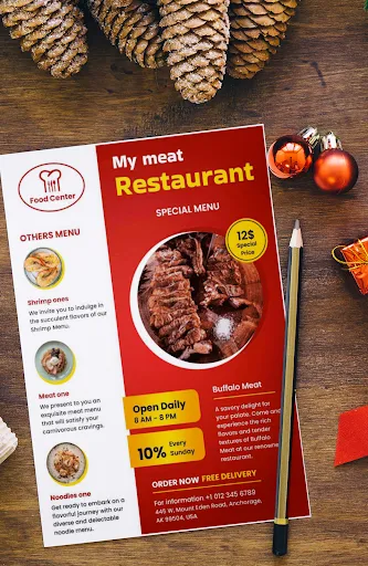 Скриншот 2 — Flyer Maker, Poster Maker