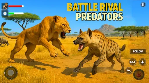 Скриншот 1 — Lion The Wild Animal Simulator
